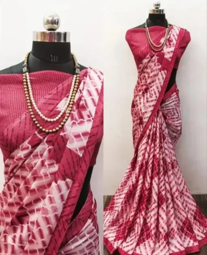Women's  Printed saree for daily wear