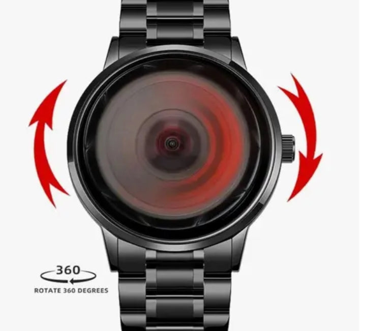 360° rotating wheel watch new style