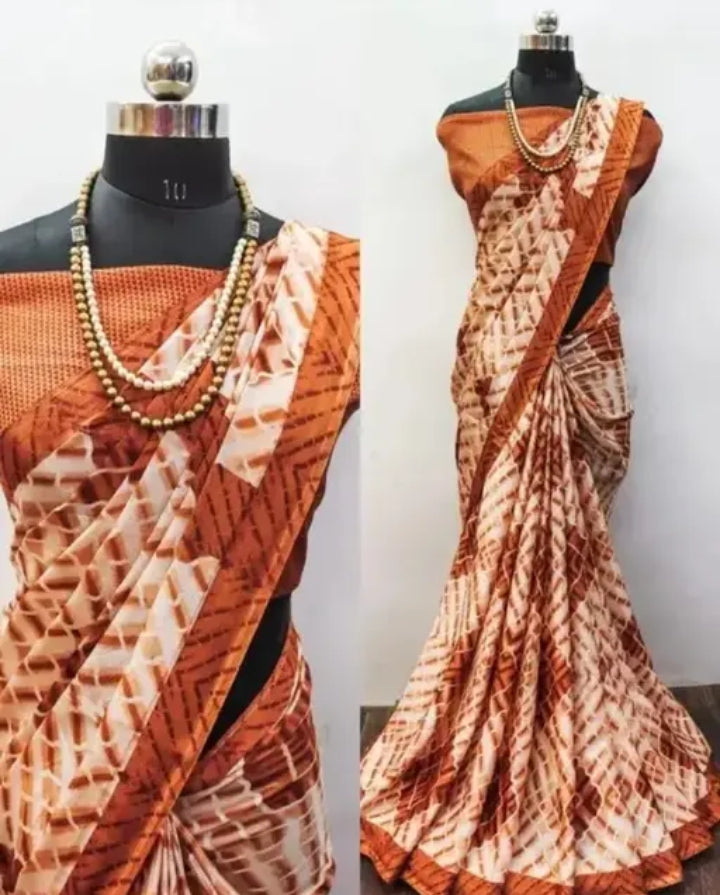 Women's  Printed saree for daily wear